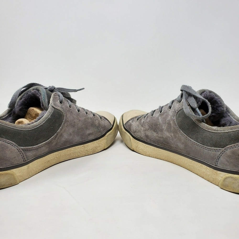 UGG AUSTRALIA EVERA 1888 Gray Suede Tennis Sneaker - Picture 6 of 11